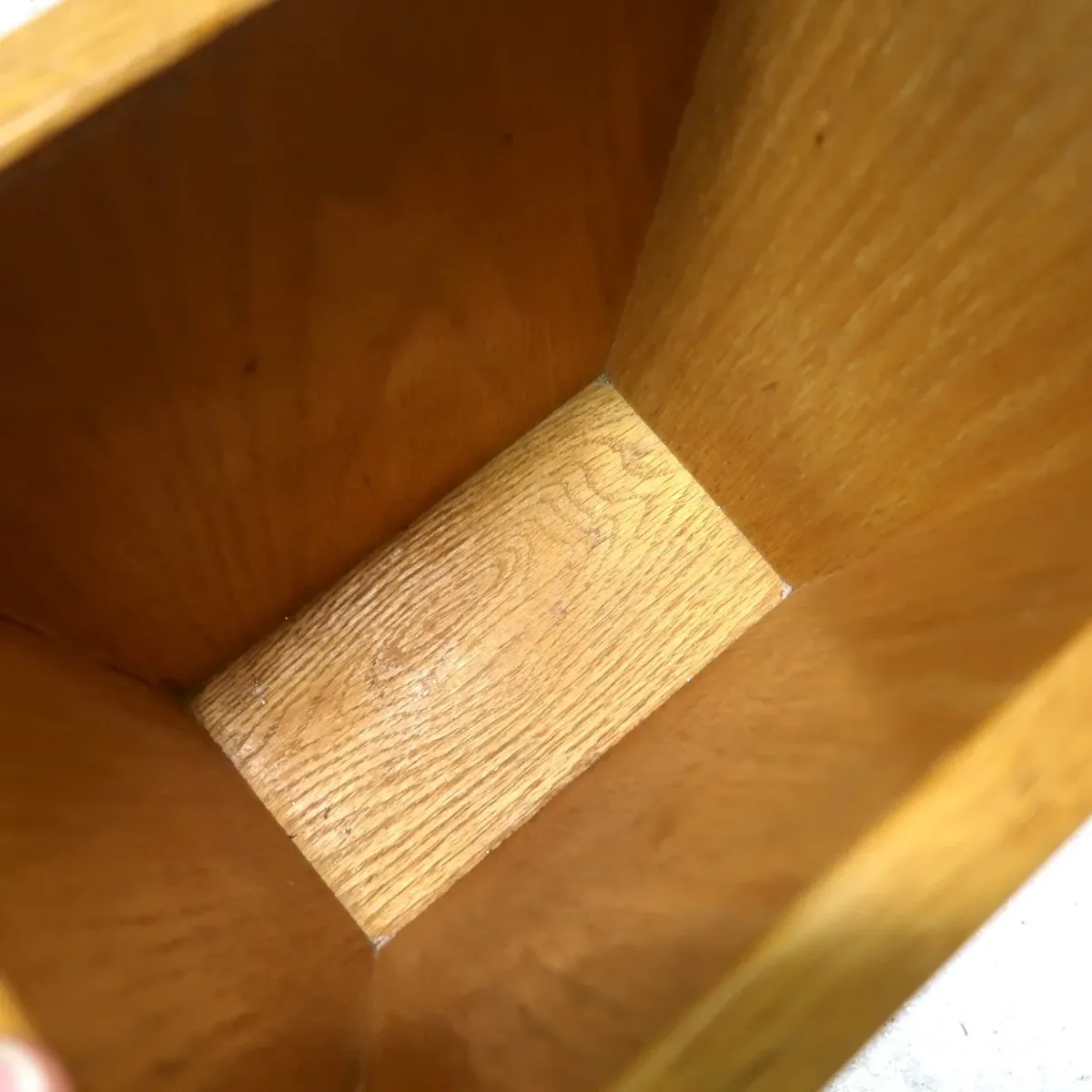 ビンテージ ウッド ゴミ箱