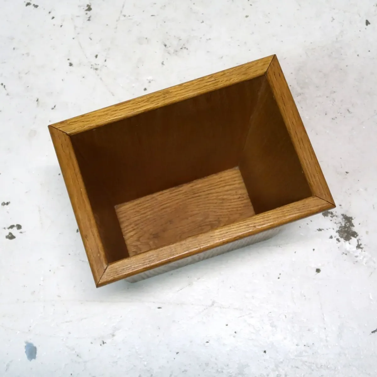 ビンテージ ウッド ゴミ箱