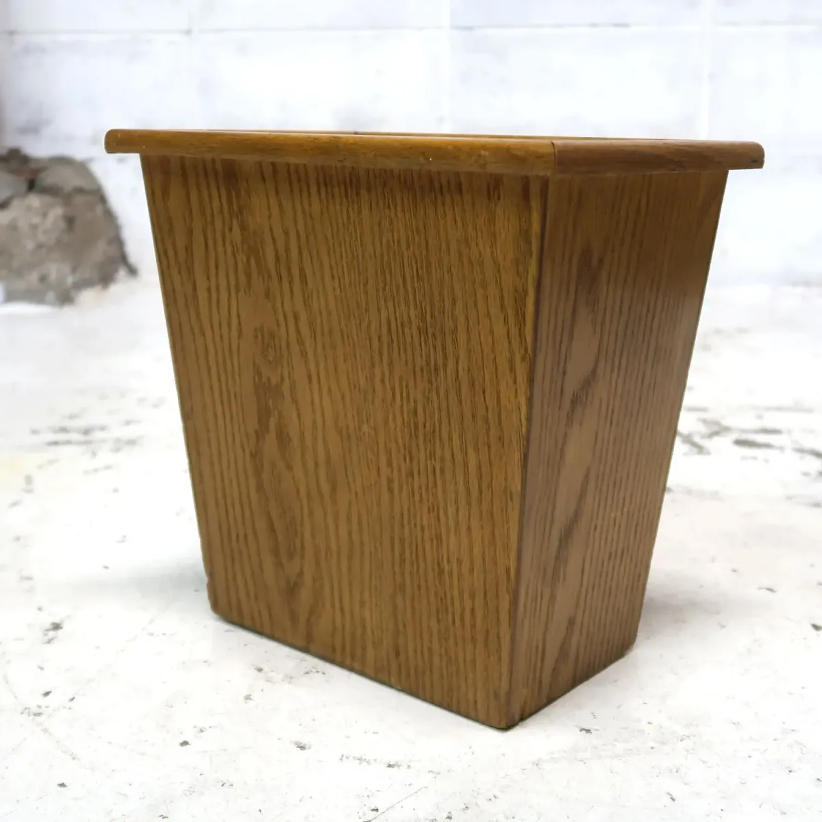 ビンテージ ウッド ゴミ箱