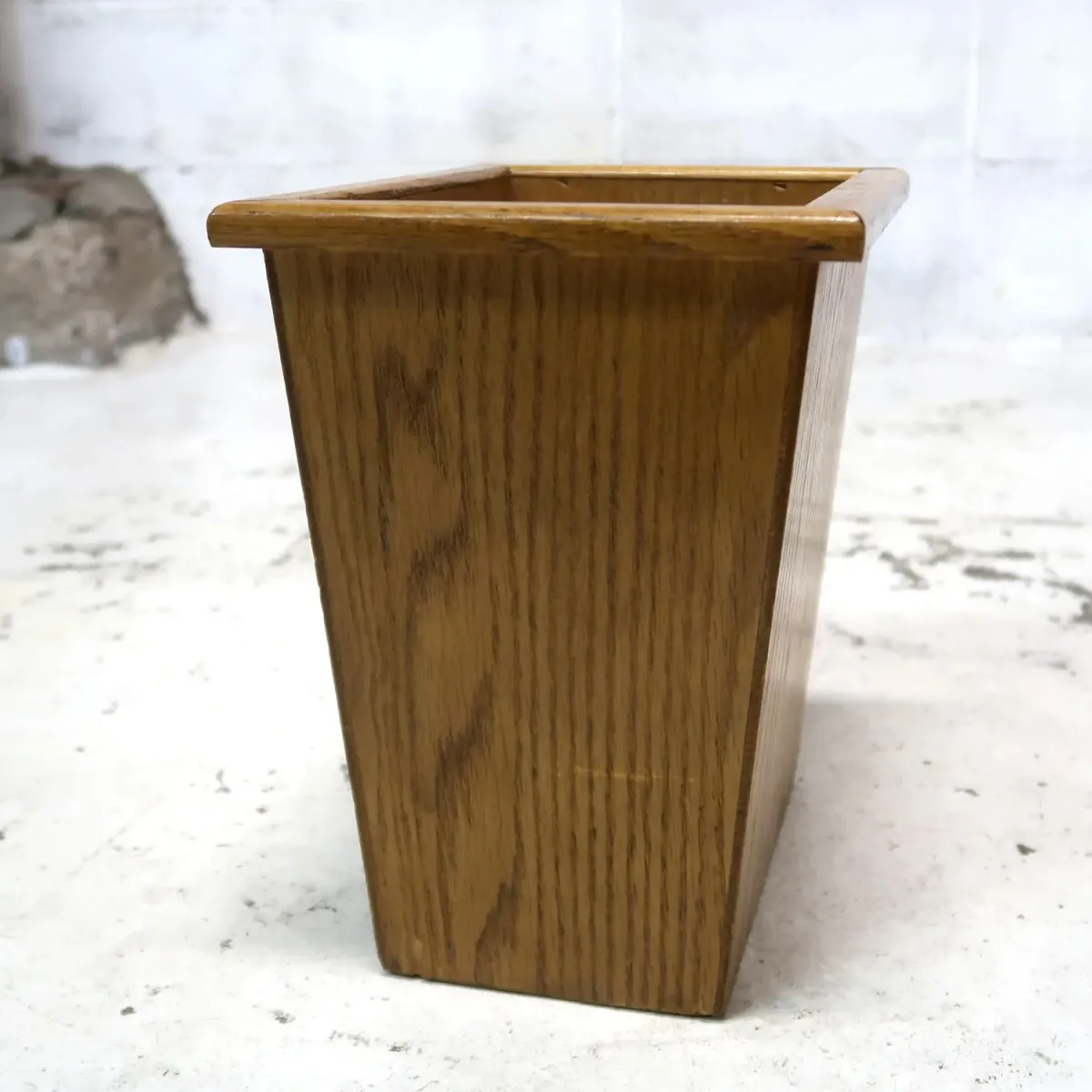 ビンテージ ウッド ゴミ箱