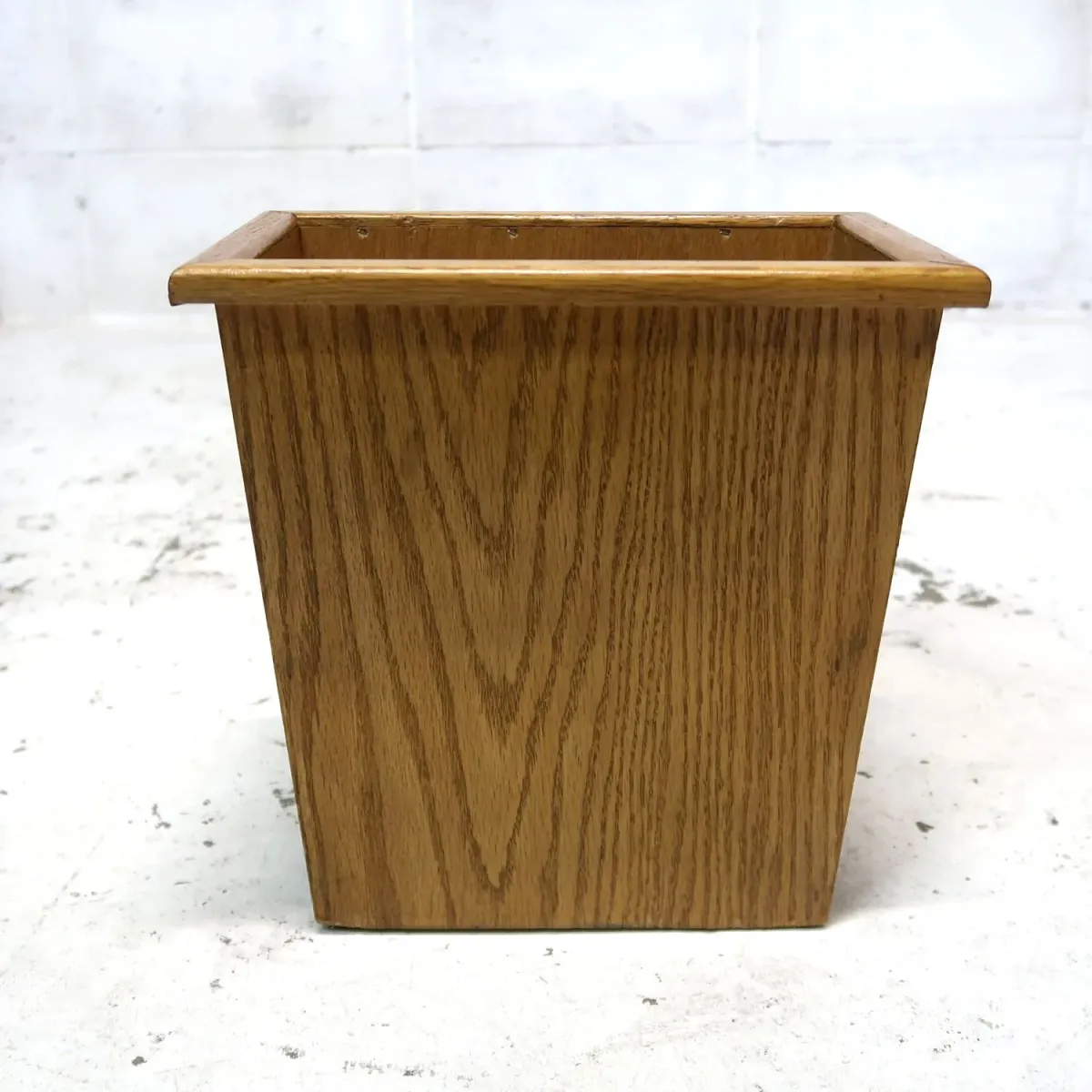 ビンテージ ウッド ゴミ箱