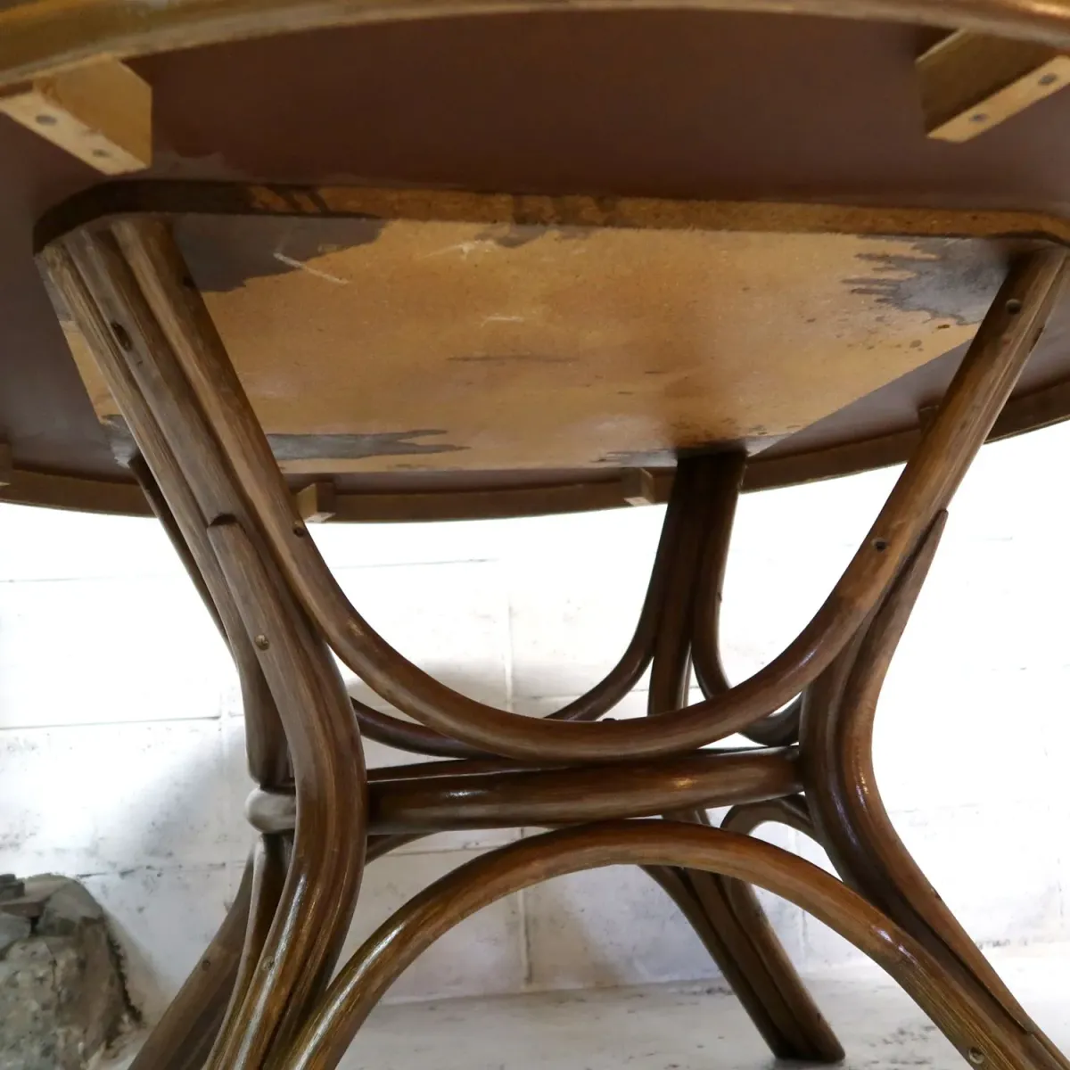 アンティーク ラウンド ダイニングテーブル ベントウッド