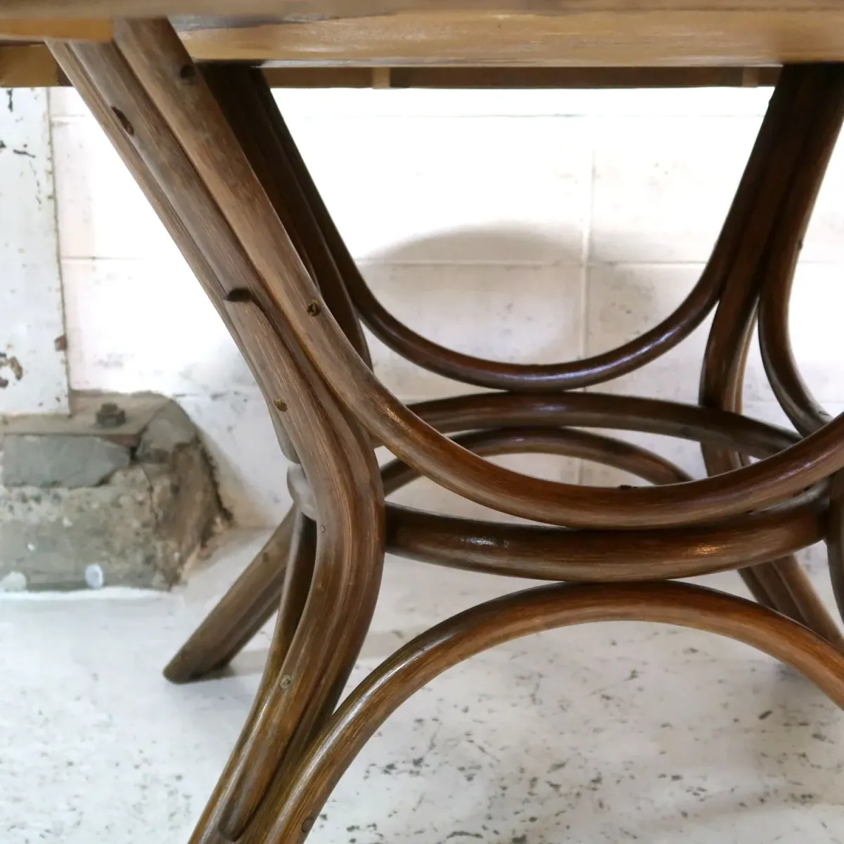 アンティーク ラウンド ダイニングテーブル ベントウッド