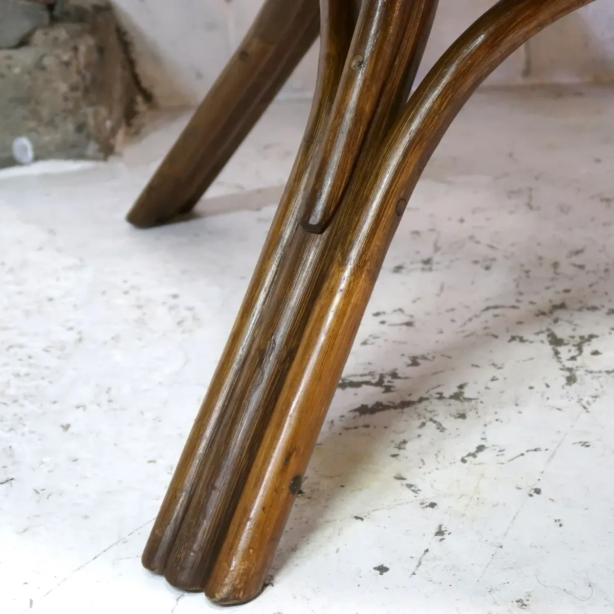 アンティーク ラウンド ダイニングテーブル ベントウッド