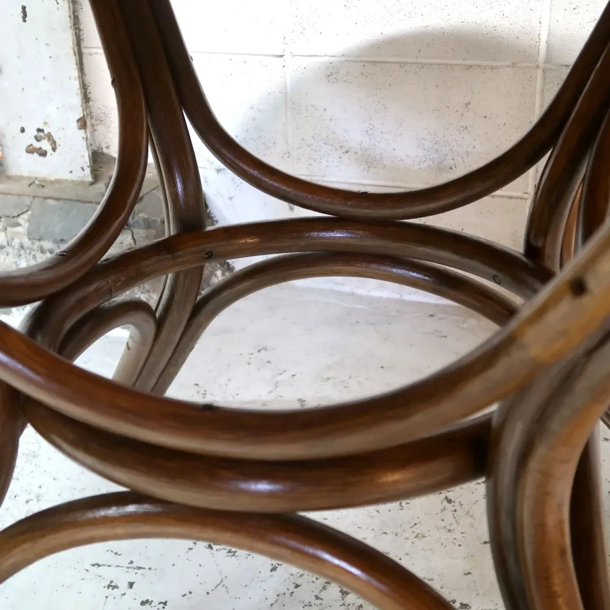 アンティーク ラウンド ダイニングテーブル ベントウッド