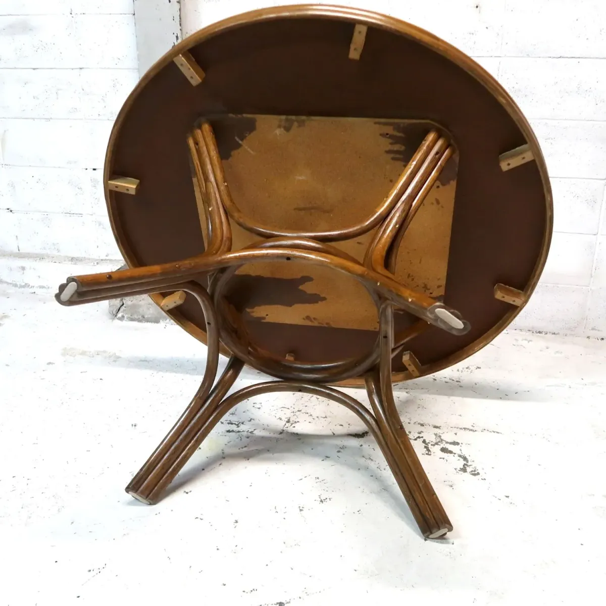 アンティーク ラウンド ダイニングテーブル ベントウッド