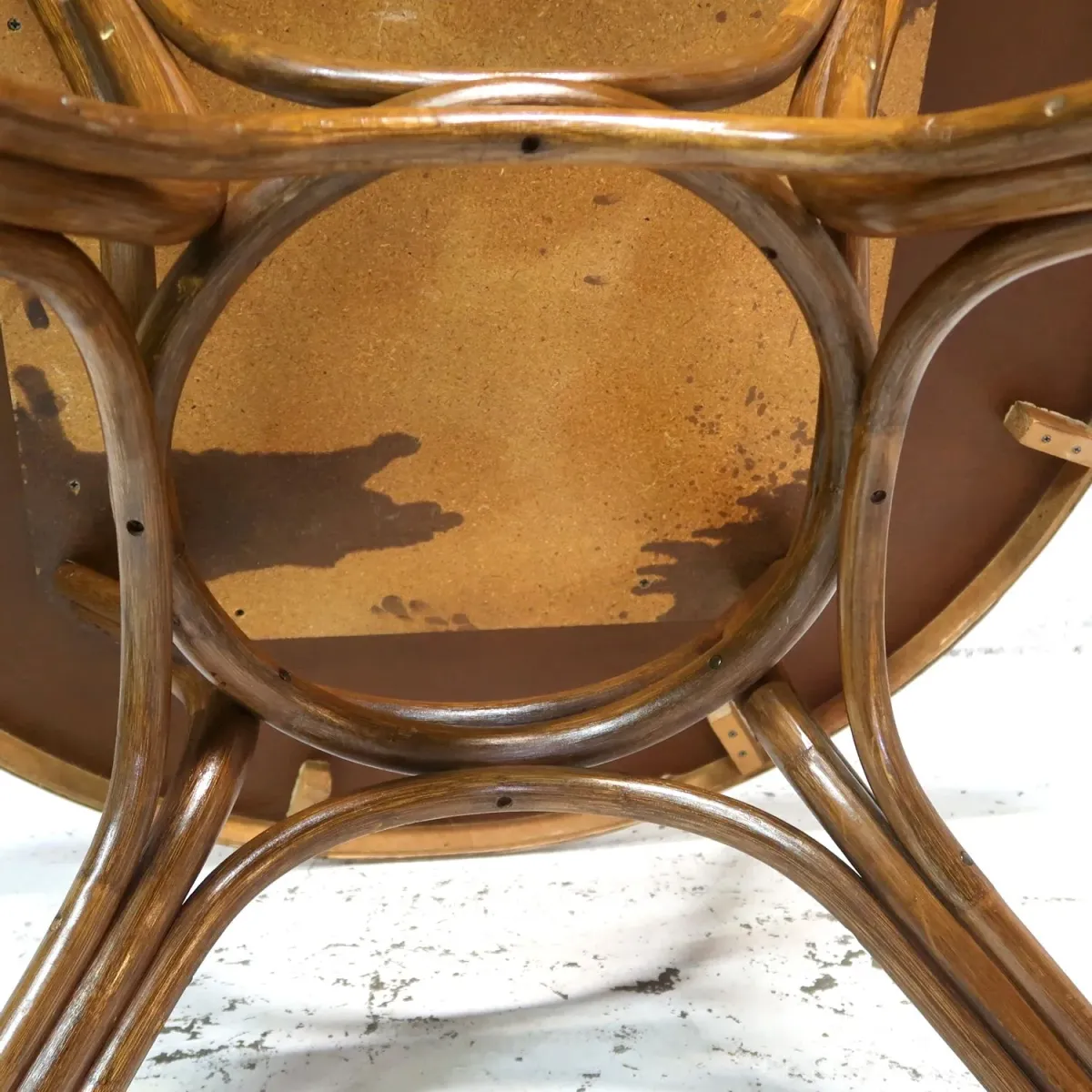 アンティーク ラウンド ダイニングテーブル ベントウッド