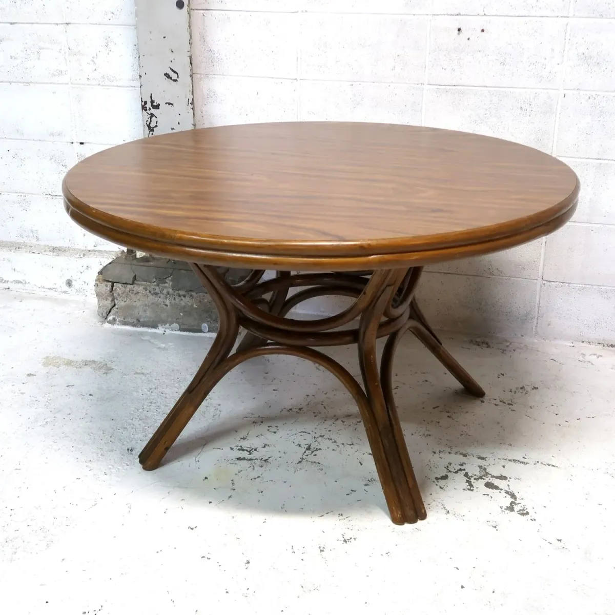 アンティーク ラウンド ダイニングテーブル ベントウッド