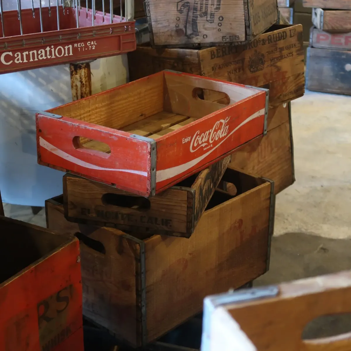 コカコーラ ウッドボックス