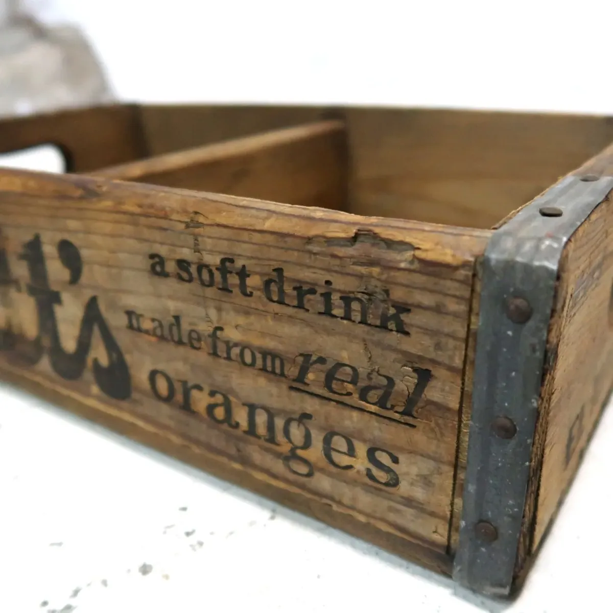 Nesbitt's ビンテージ ウッドボックス