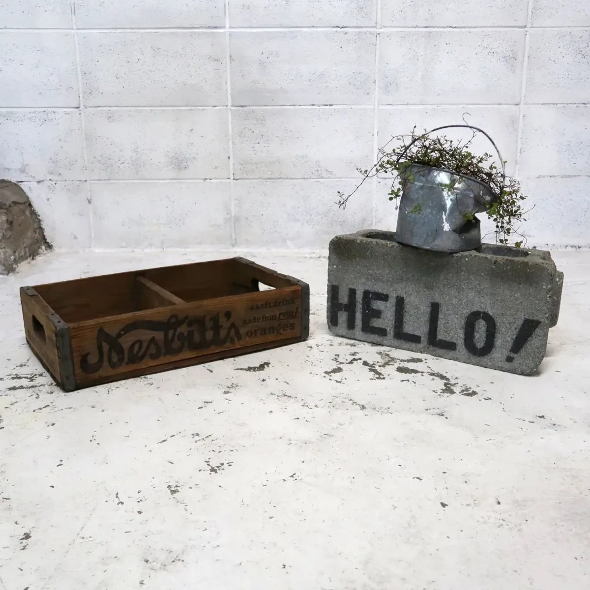 Nesbitt's ビンテージ ウッドボックス