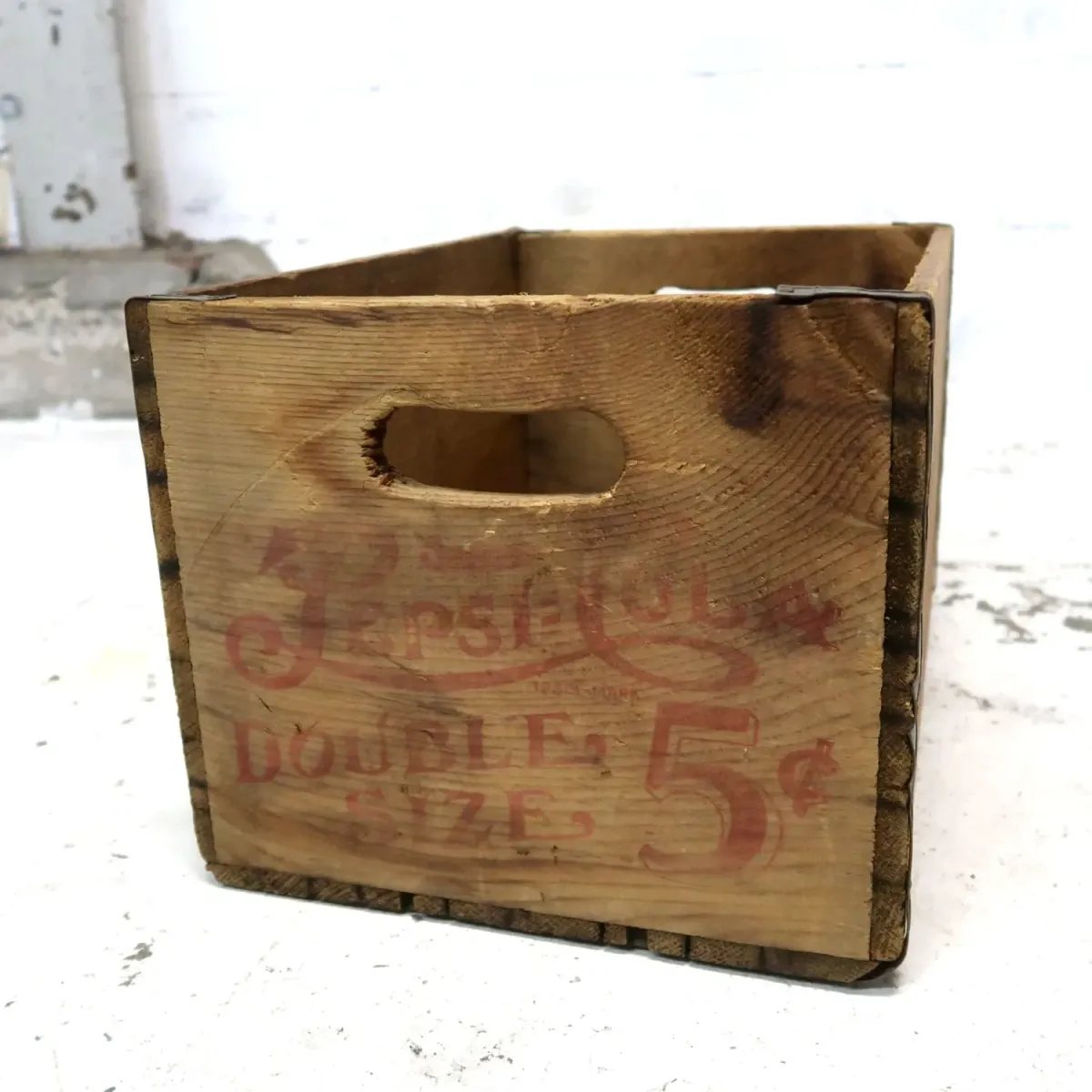 ペプシコーラ ビンテージ ウッドボックス