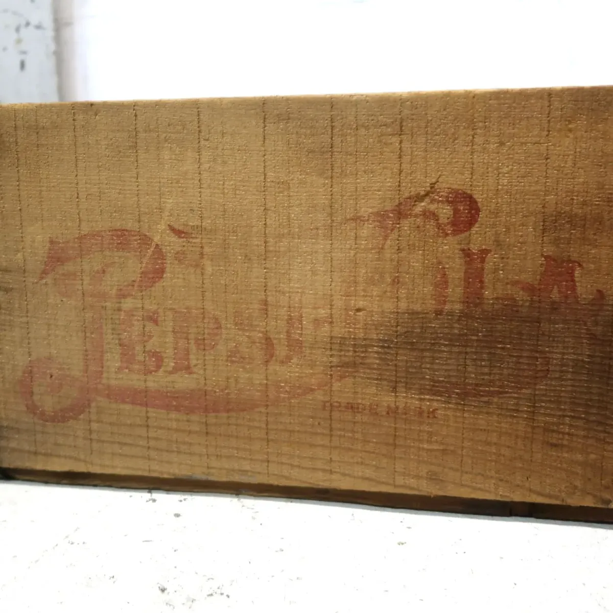 ペプシコーラ ビンテージ ウッドボックス