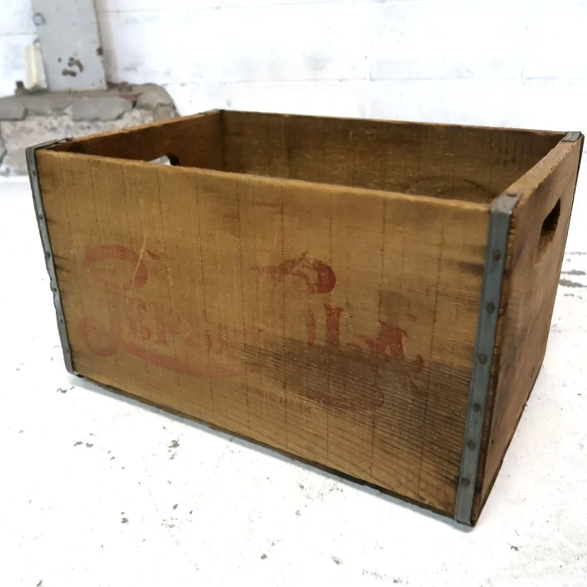 ペプシコーラ ビンテージ ウッドボックス