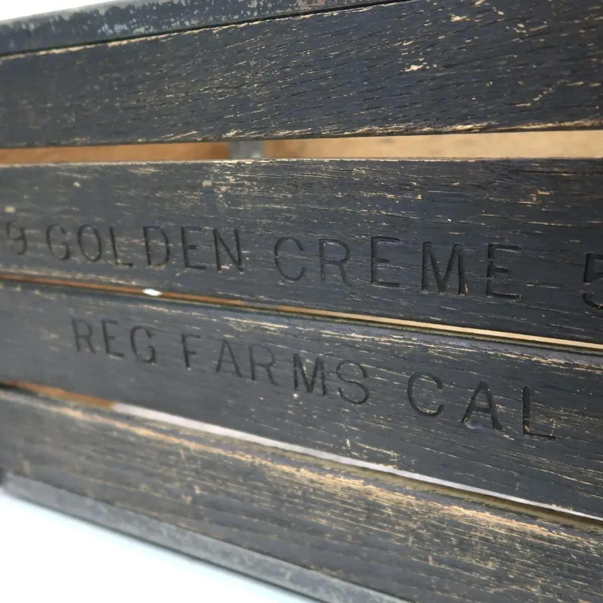 ビンテージ ウッド×メタル ボックス