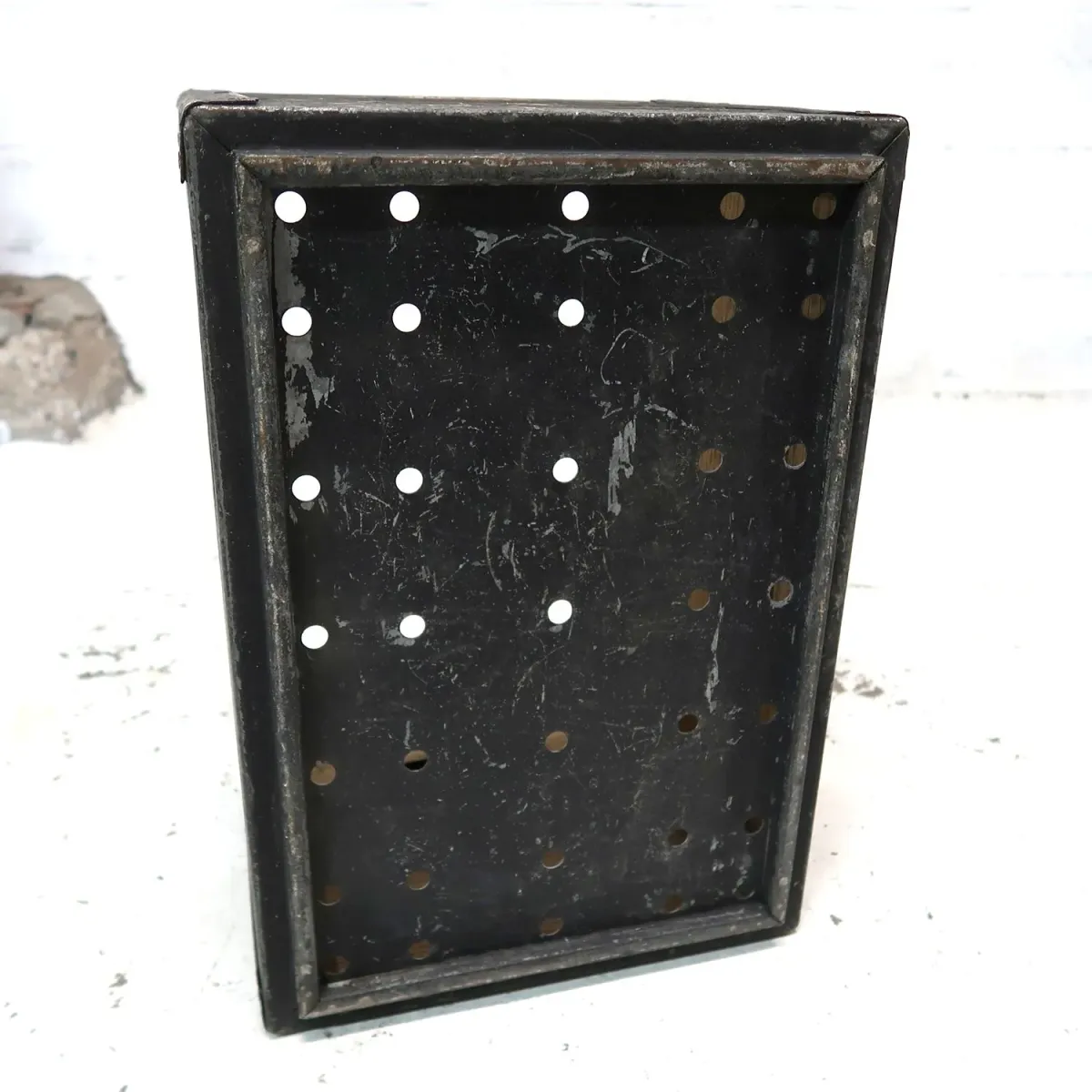 ビンテージ ウッド×メタル ボックス