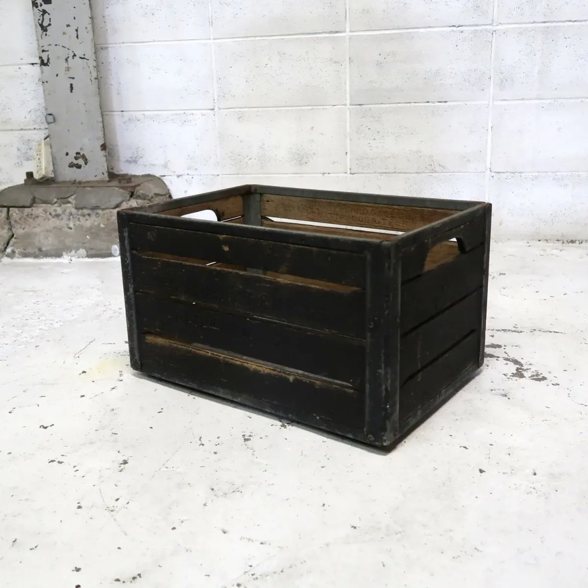 ビンテージ ウッド×メタル ボックス