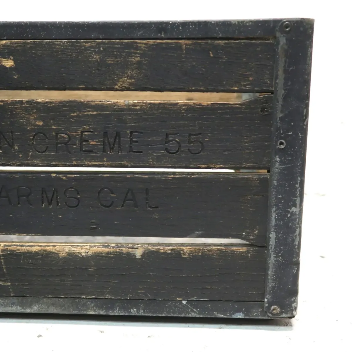 ビンテージ ウッド×メタル ボックス