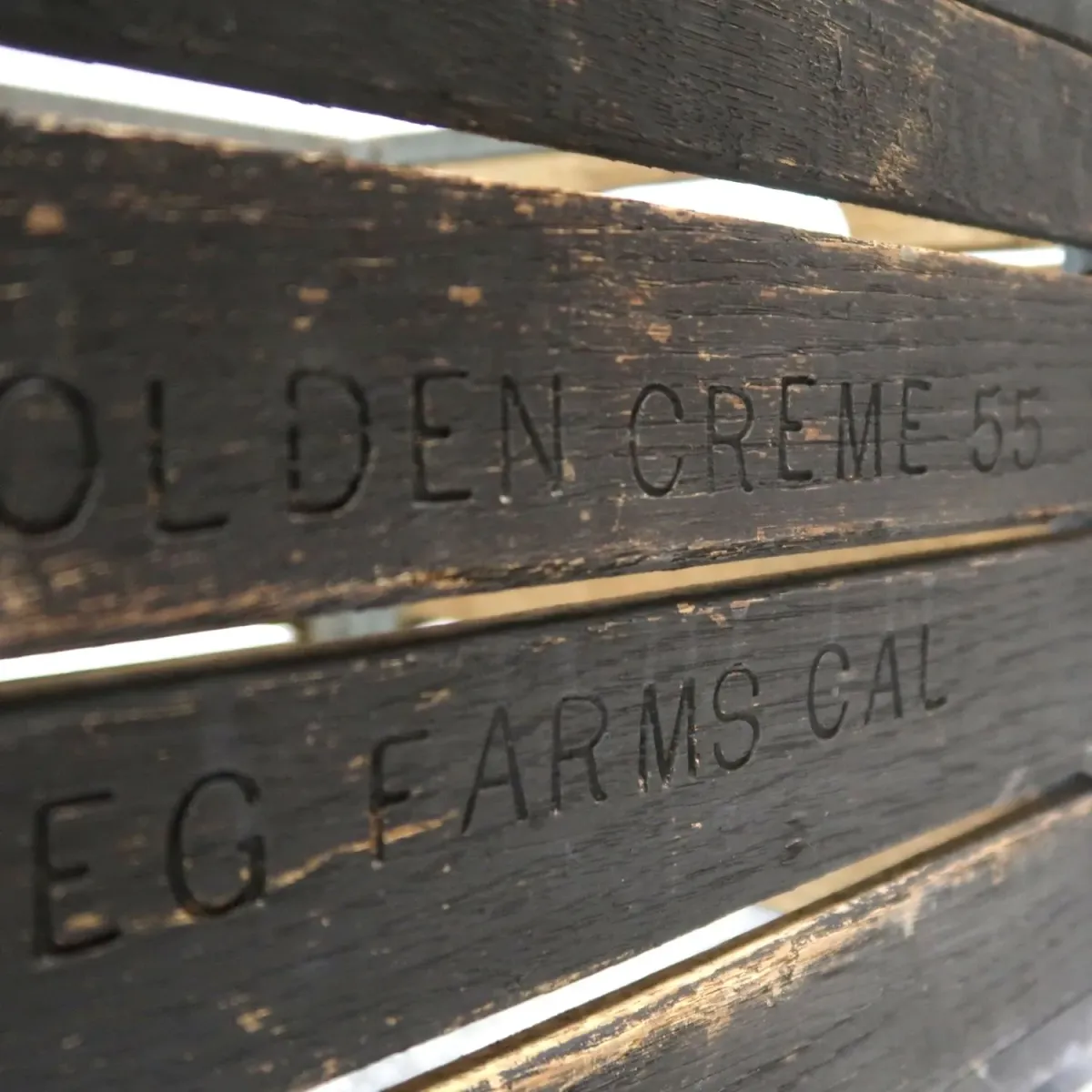 ビンテージ ウッド×メタル ボックス