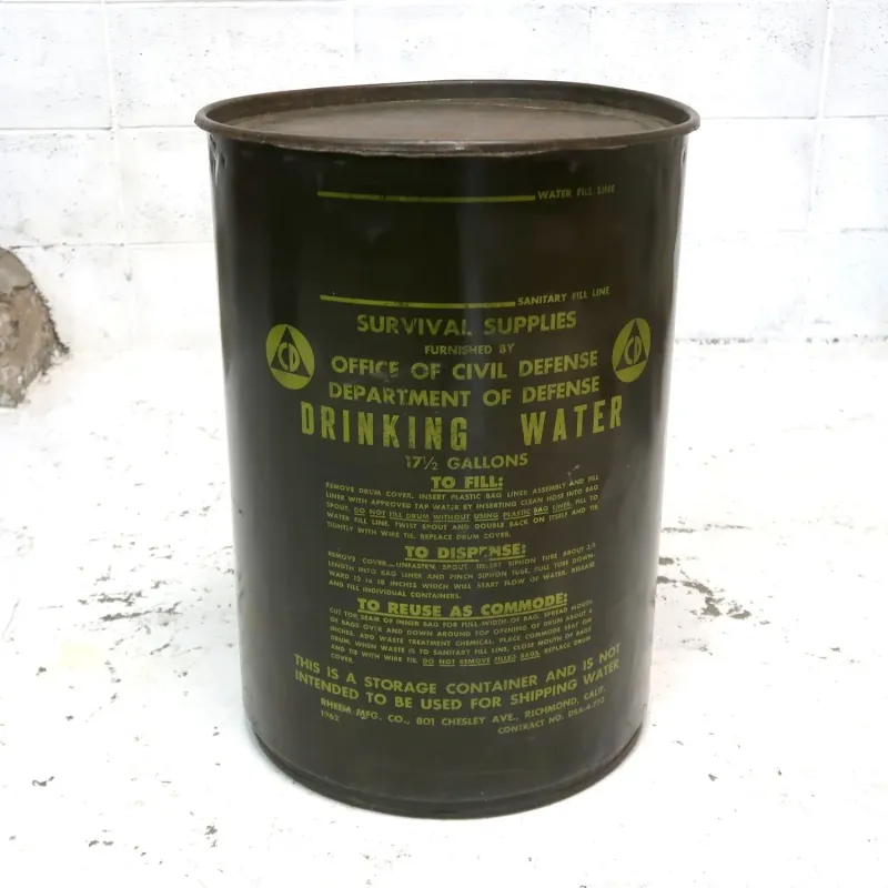 60's ビンテージ ミリタリードラム缶