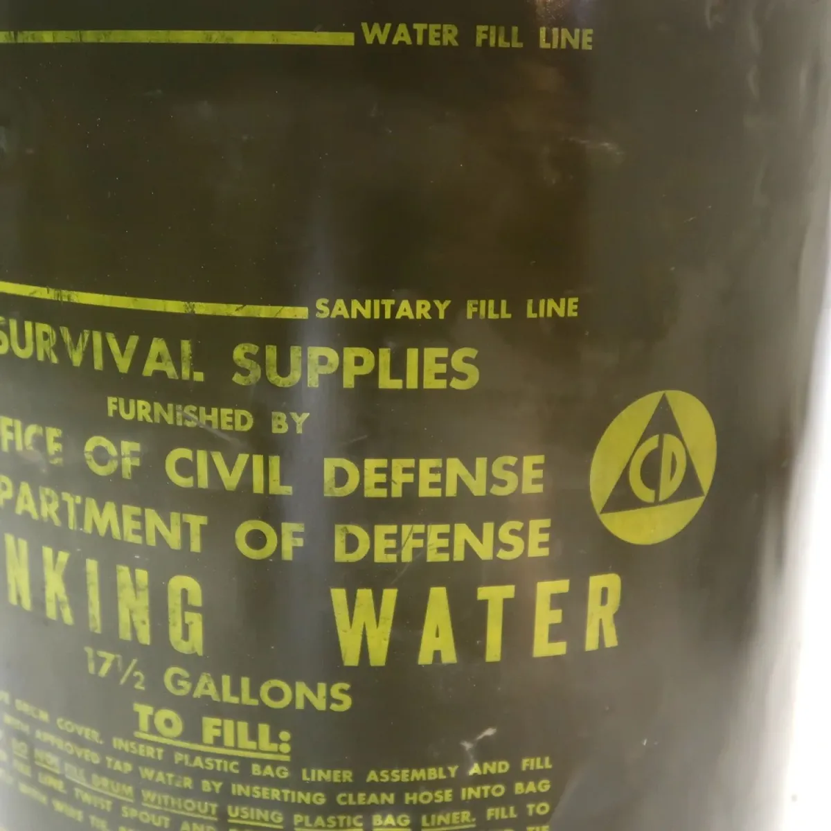 60's ビンテージ ミリタリードラム缶