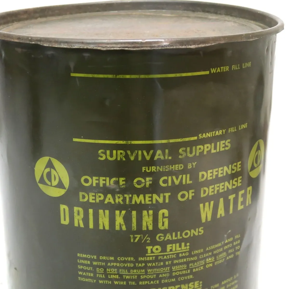 60's ビンテージ ミリタリードラム缶