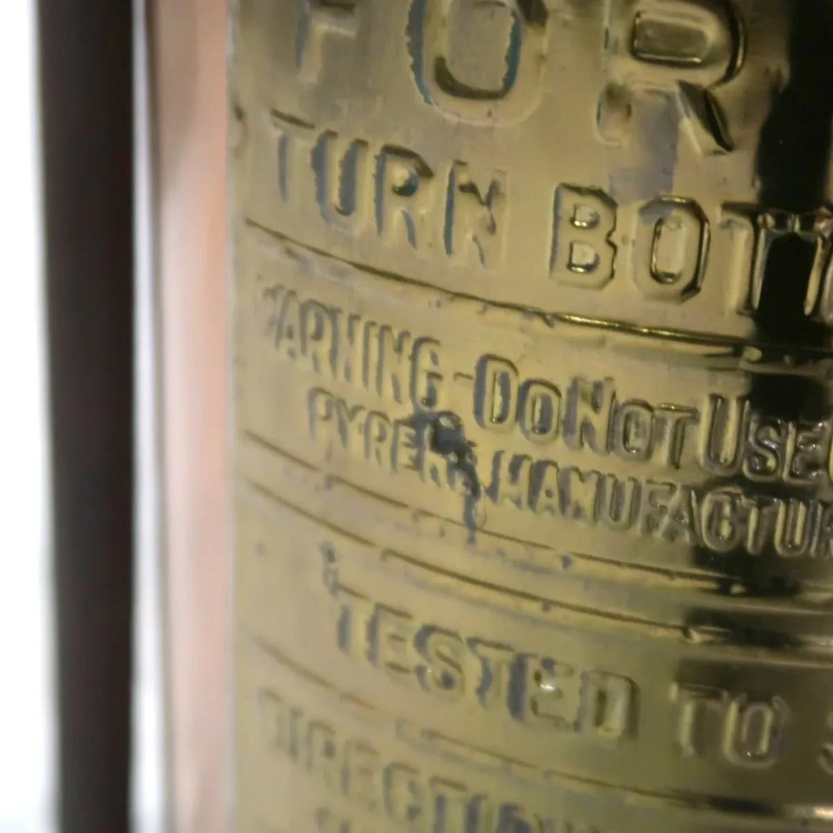 アンティーク 消火器 カスタムランプ