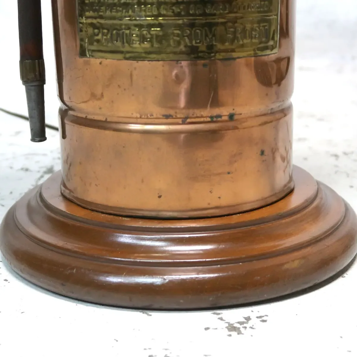 アンティーク 消火器 カスタムランプ