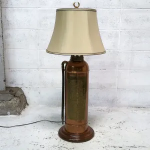 アンティーク 消火器 カスタムランプ