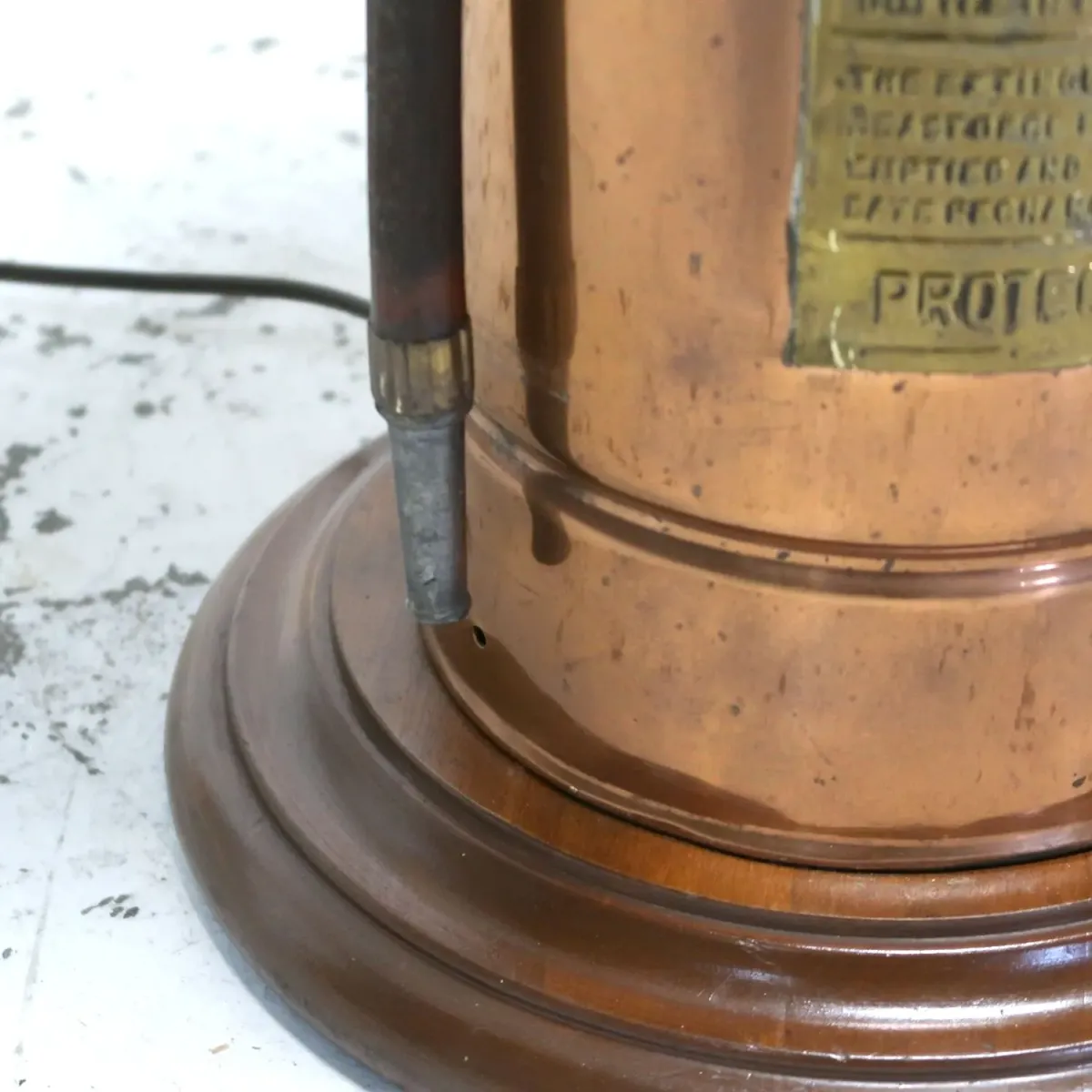 アンティーク 消火器 カスタムランプ