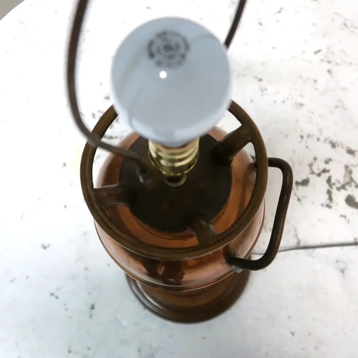 アンティーク 消火器 カスタムランプ