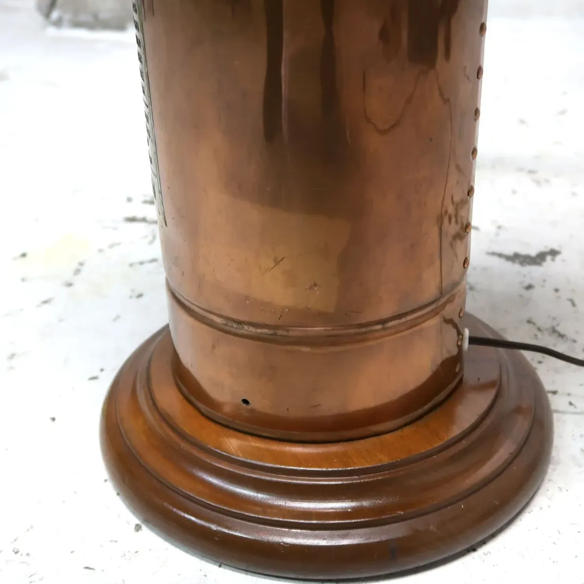 アンティーク 消火器 カスタムランプ