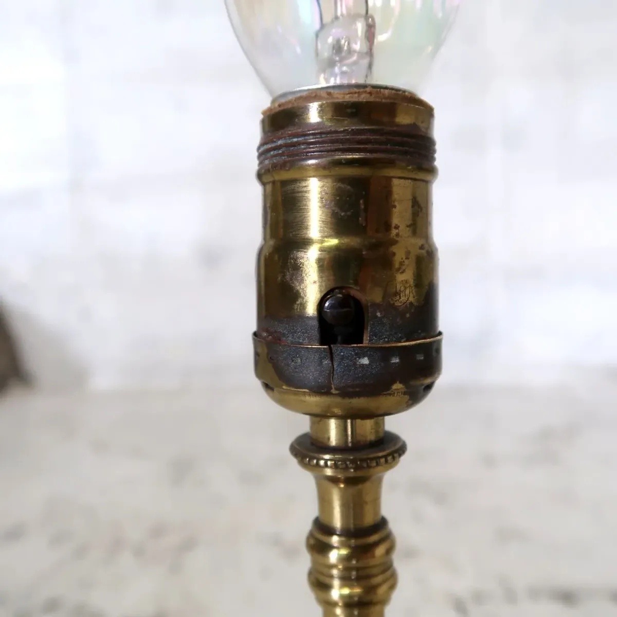 アンティーク メタルデザイン テーブルランプ アンカーモチーフ