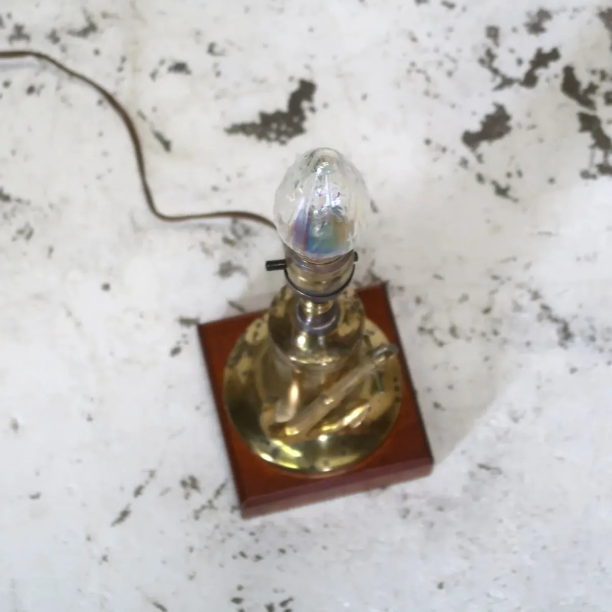 アンティーク メタルデザイン テーブルランプ アンカーモチーフ