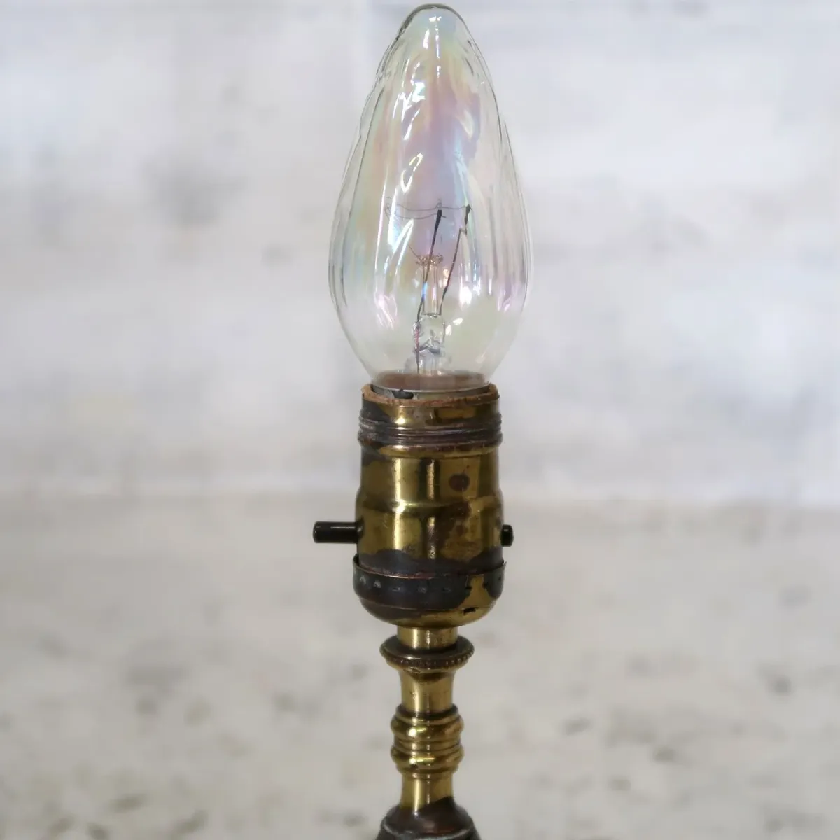 アンティーク メタルデザイン テーブルランプ アンカーモチーフ