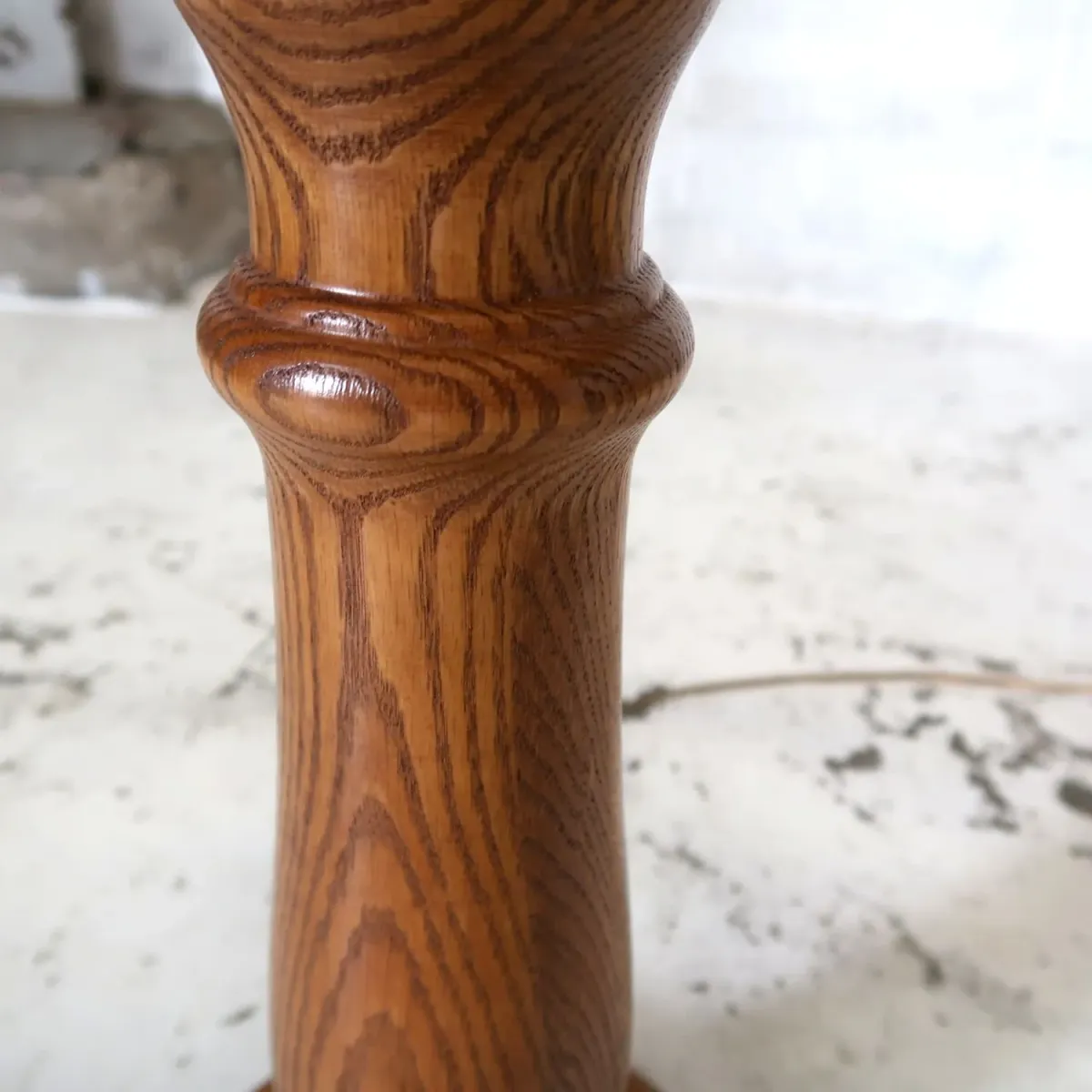 アンティーク ウッドベース テーブルランプ