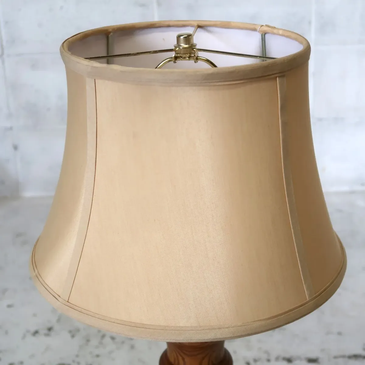 アンティーク ウッドベース テーブルランプ