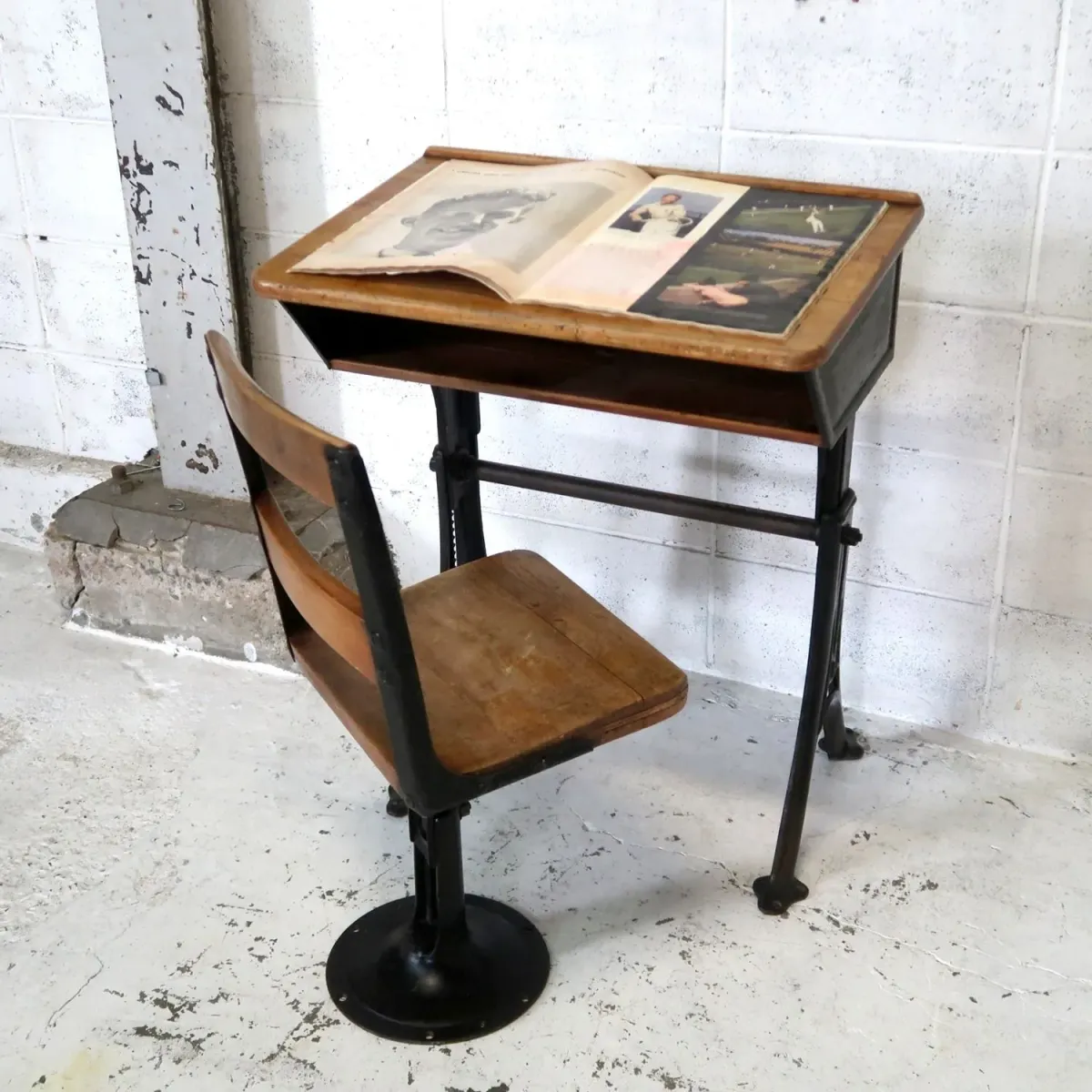 20's～ アンティーク スクールデスク