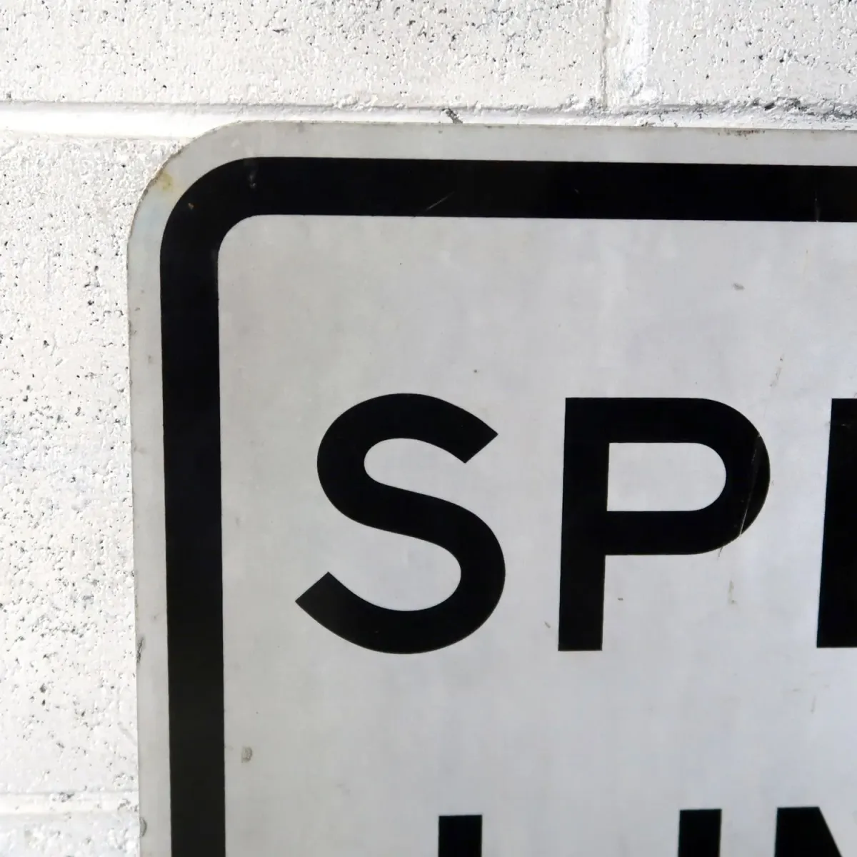 ロードサイン SPEED LIMIT 10