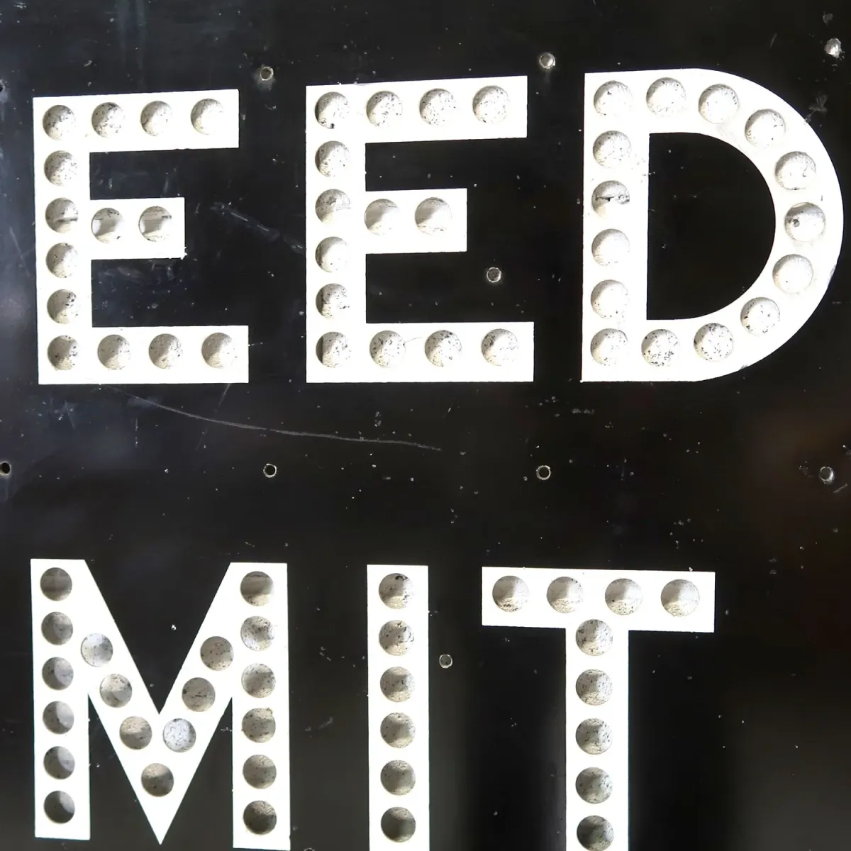 SPEED LIMIT 25 MILES 大型ロードサイン