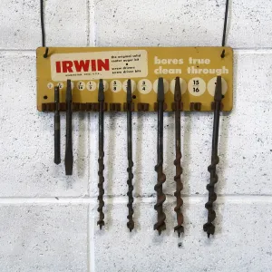 IRWIN ビンテージ ディスプレイラック ビットホルダー