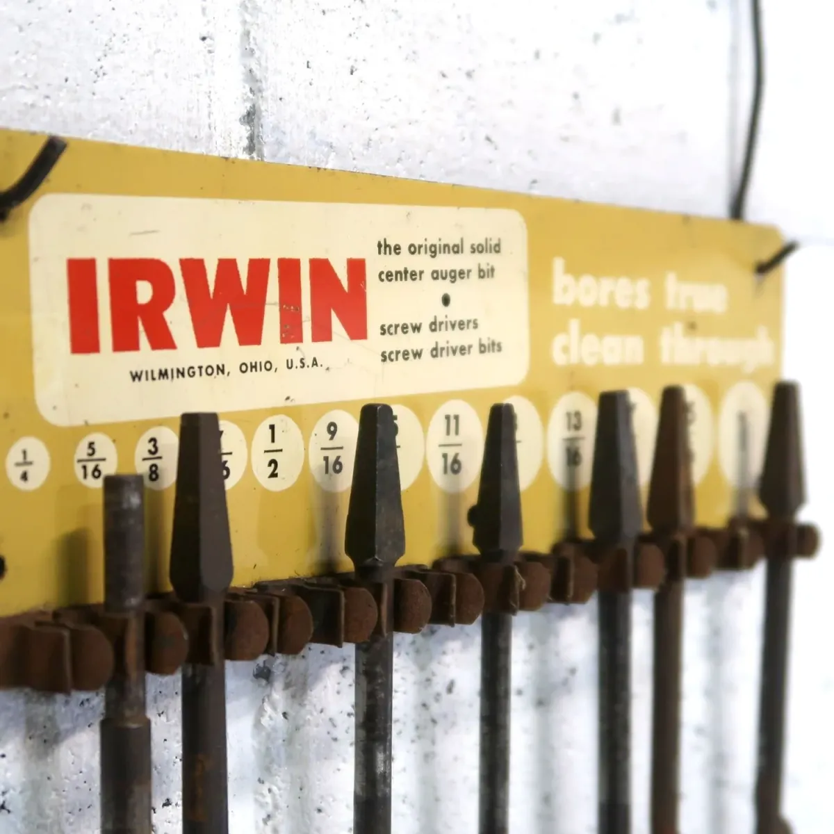 IRWIN ビンテージ ディスプレイラック ビットホルダー