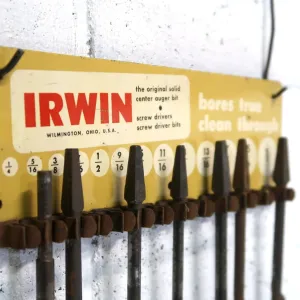 IRWIN ビンテージ ディスプレイラック ビットホルダー