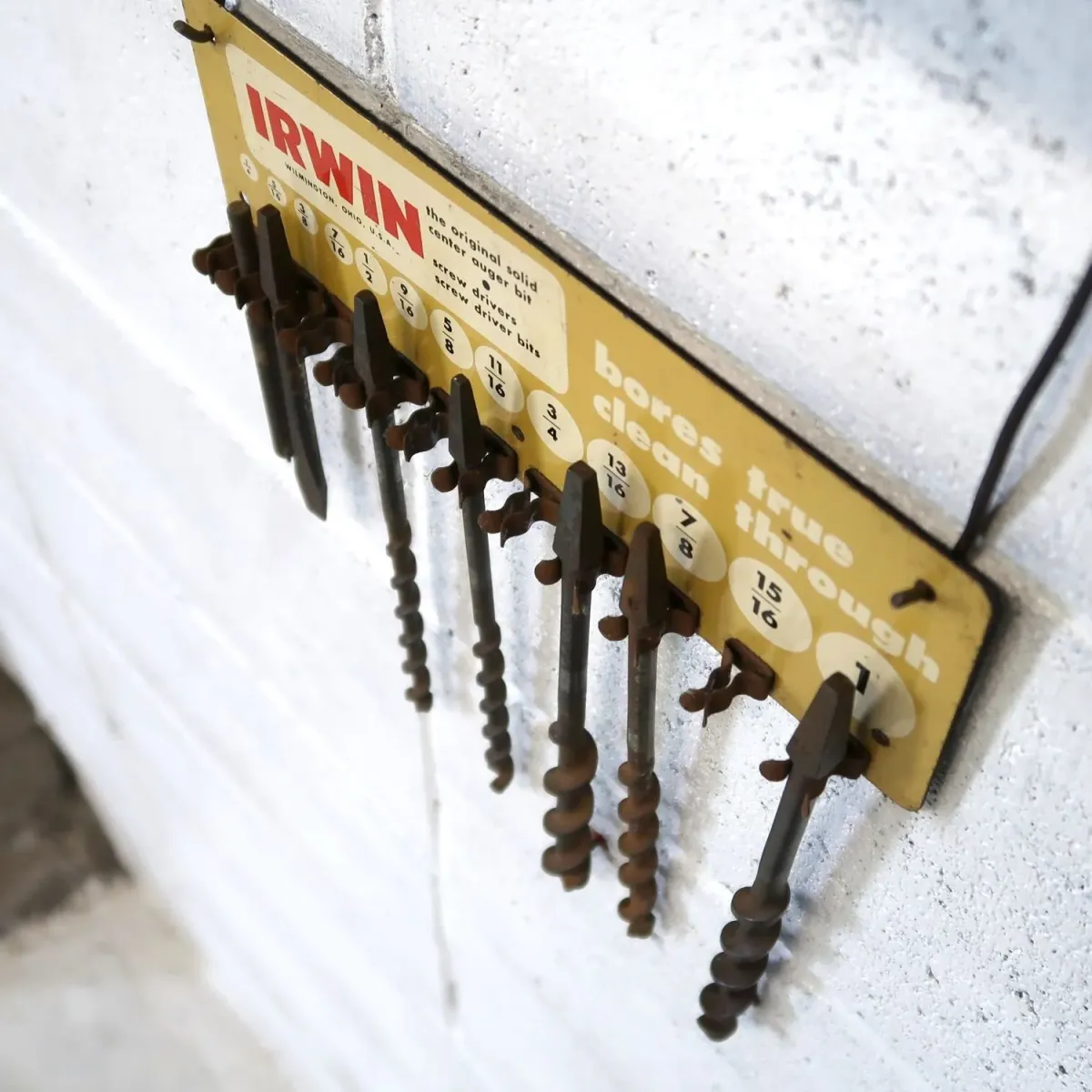 IRWIN ビンテージ ディスプレイラック ビットホルダー