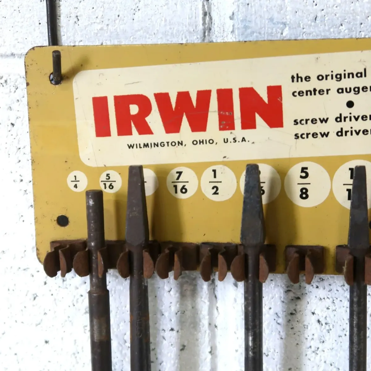 IRWIN ビンテージ ディスプレイラック ビットホルダー