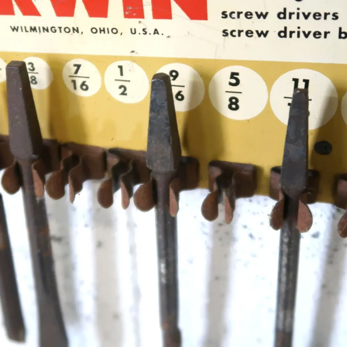 IRWIN ビンテージ ディスプレイラック ビットホルダー