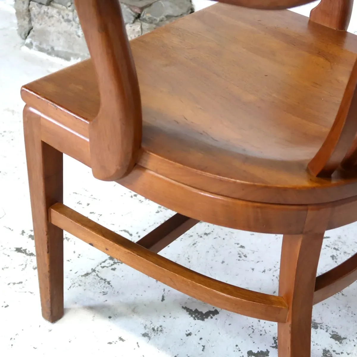 Gunlocke Chair社 アンティーク アームチェア ウォルナット