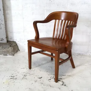 Gunlocke Chair社 アンティーク アームチェア ウォルナット