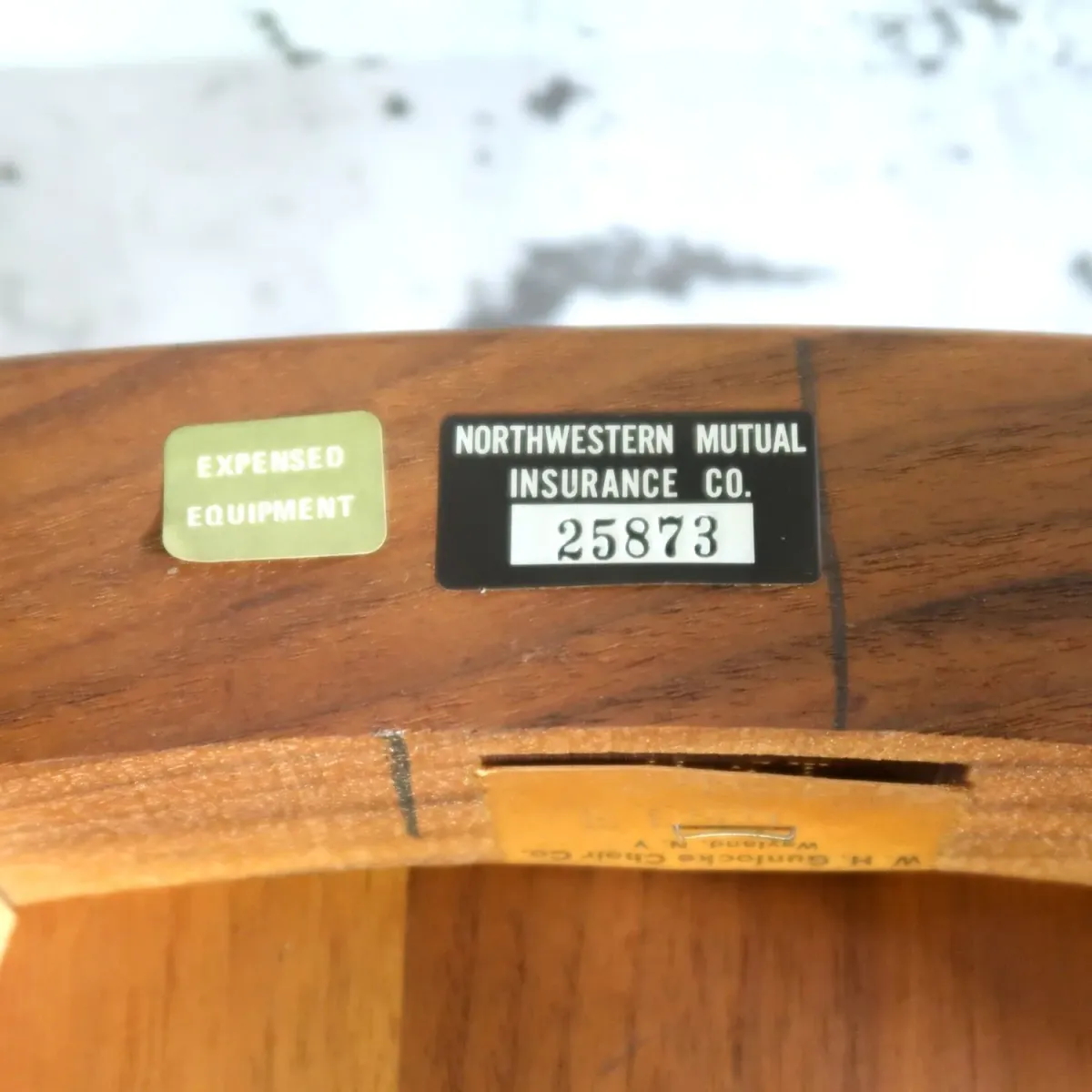 Gunlocke Chair社 アンティーク アームチェア ウォルナット