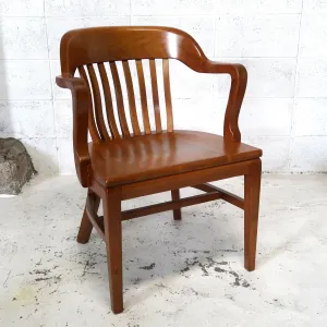 Gunlocke Chair社 アンティーク アームチェア ウォルナット